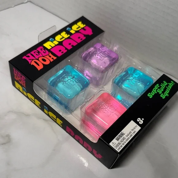 NeeDoh Nice Ice Baby Blue Pink Purple. New - Picture 4 of 7